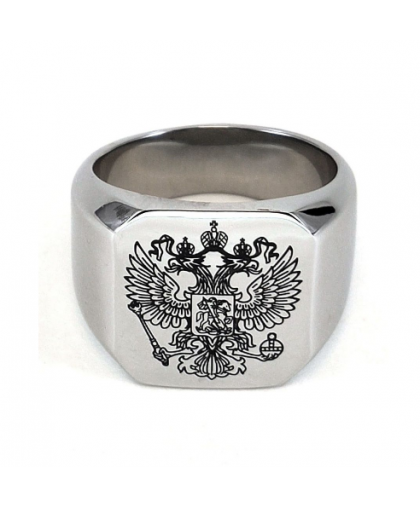 Печатка кольцо с Гербом России