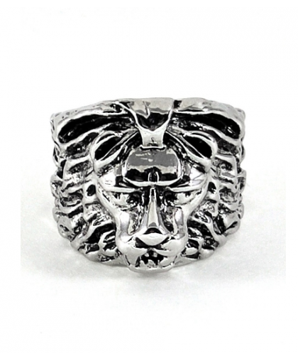 Кольцо перстень со Львом